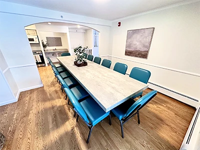 Residential Eating Disorder Treatment Facility dining table